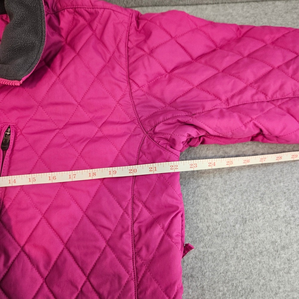 COLUMBIA Quilted Jacket Women XL Pink Vertex Interchange Puffer Fleece Lined - Picture 4 of 16